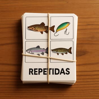Pacote de figurinhas repetidas organizadas por raridade e função, como um conjunto de selos