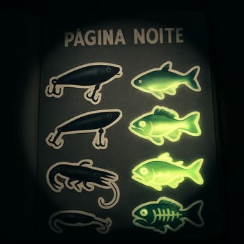 Página de álbum para corrida noturna com lanterna e recortes, aparência de papel usado